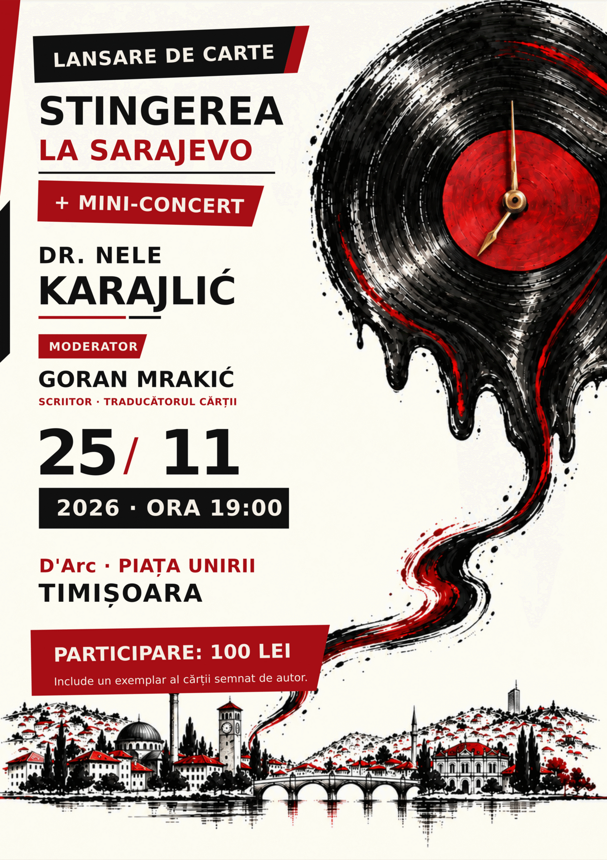 Lansare de carte - Stingerea la Sarajevo