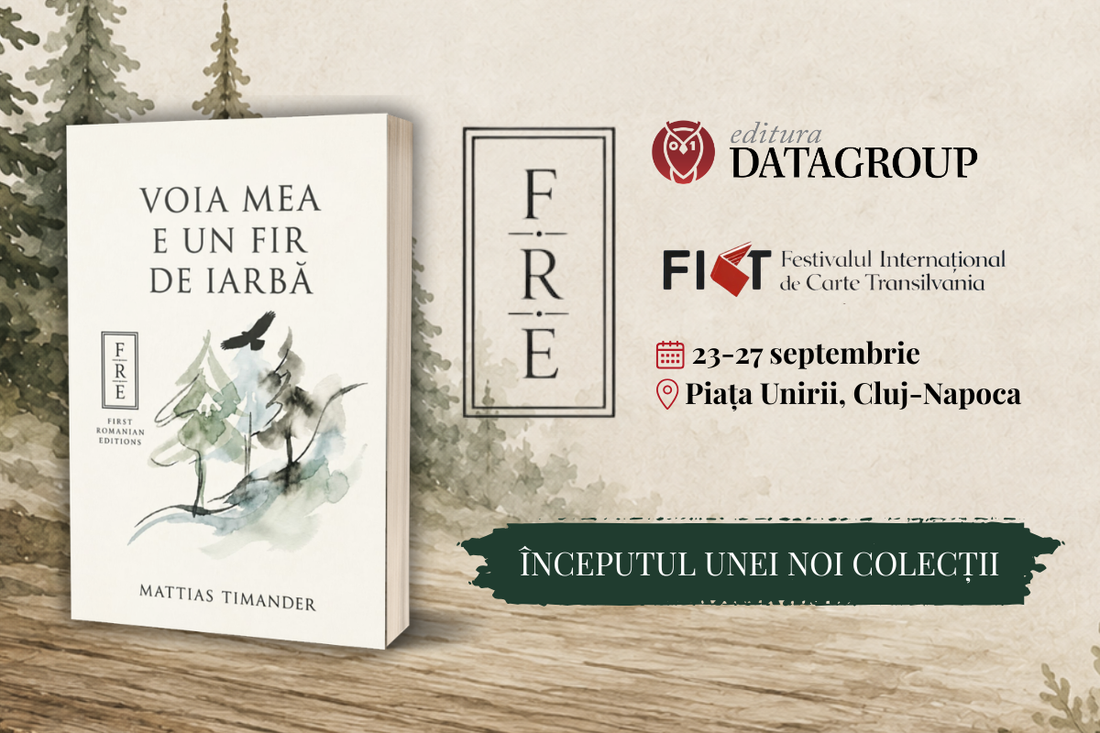 First Romanian Editions – Noua colecție Datagroup debutează la FICT cu un roman neobișnuit din Suedia