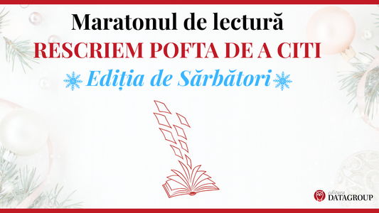 Maratonul de lectură Datagroup: Ediția de Sărbători a început! Citești, postezi, intri în cursă!